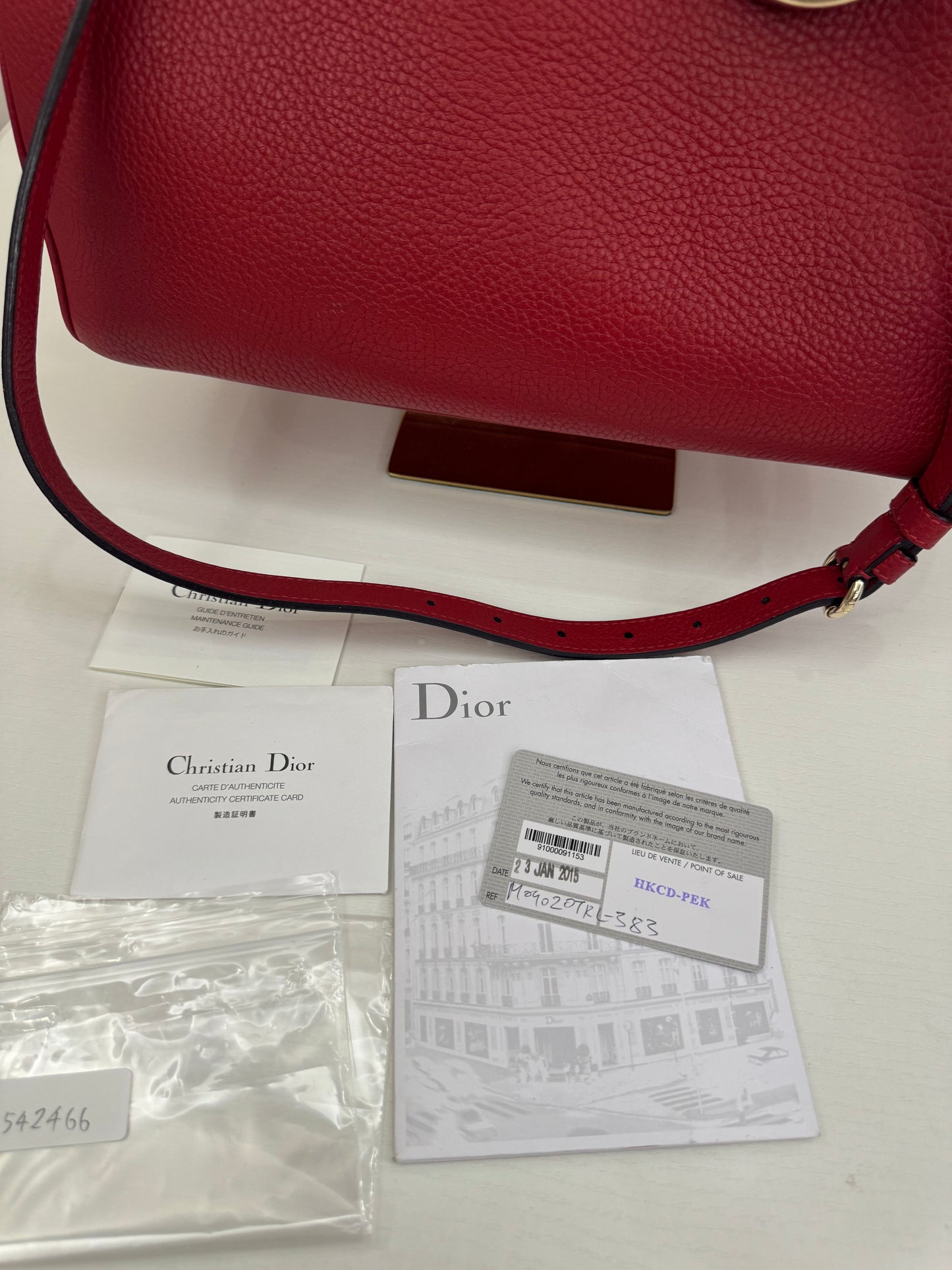 Lady Dior Diorissimo Rossa