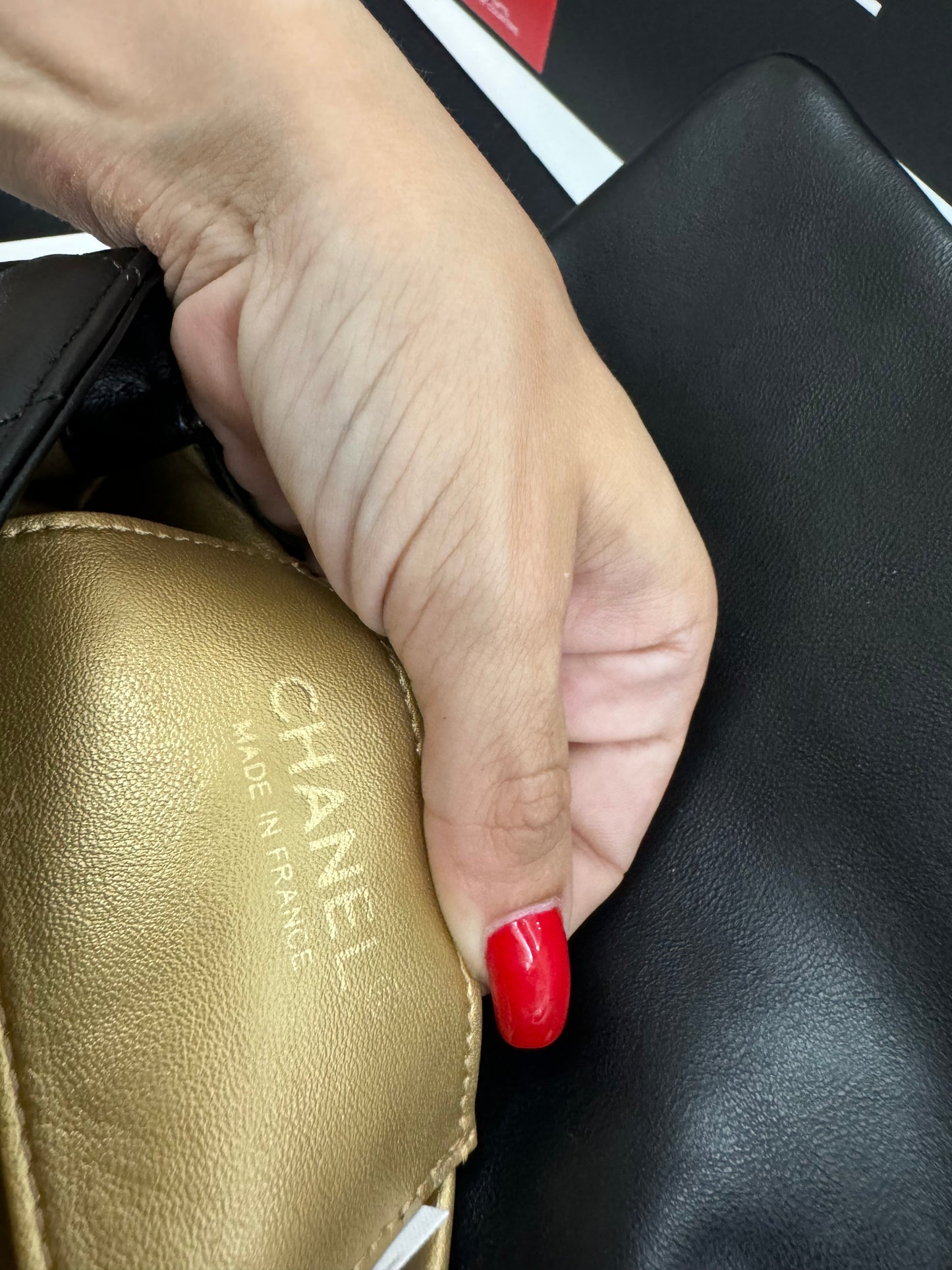 Chanel Vip catena gioiello nera