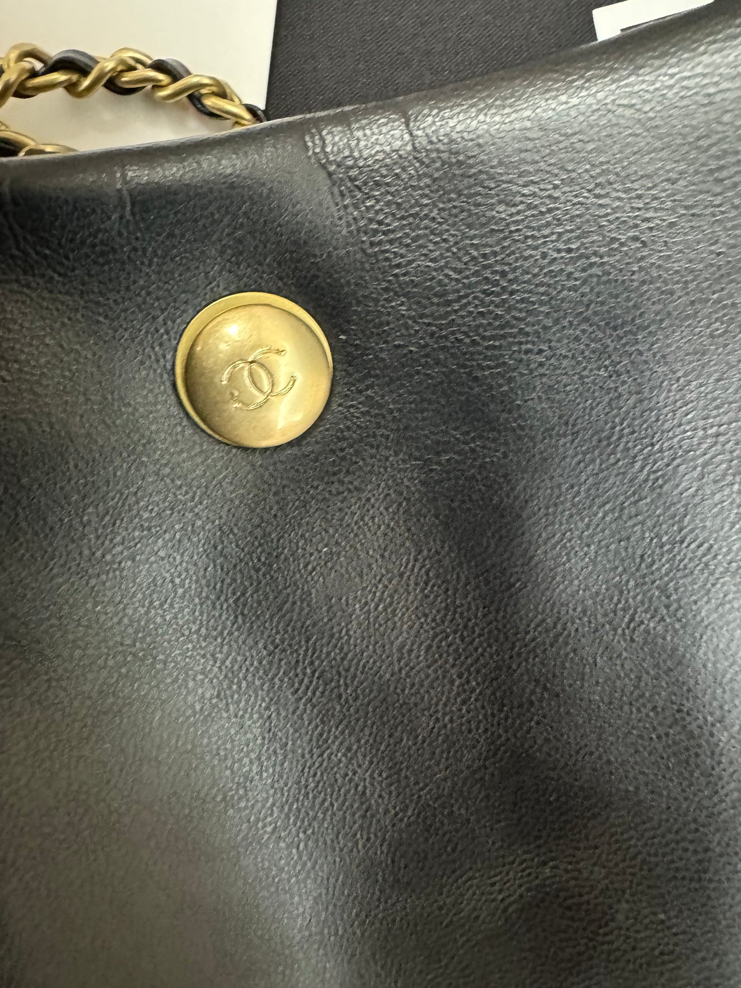 Chanel Vip catena gioiello nera