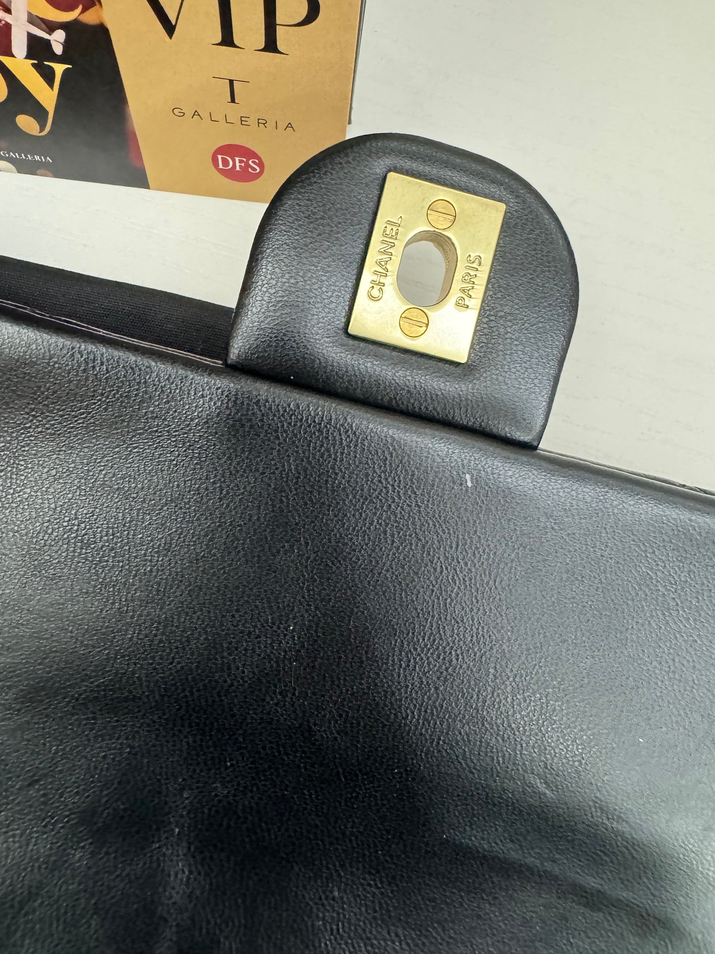 Chanel Vip catena gioiello nera