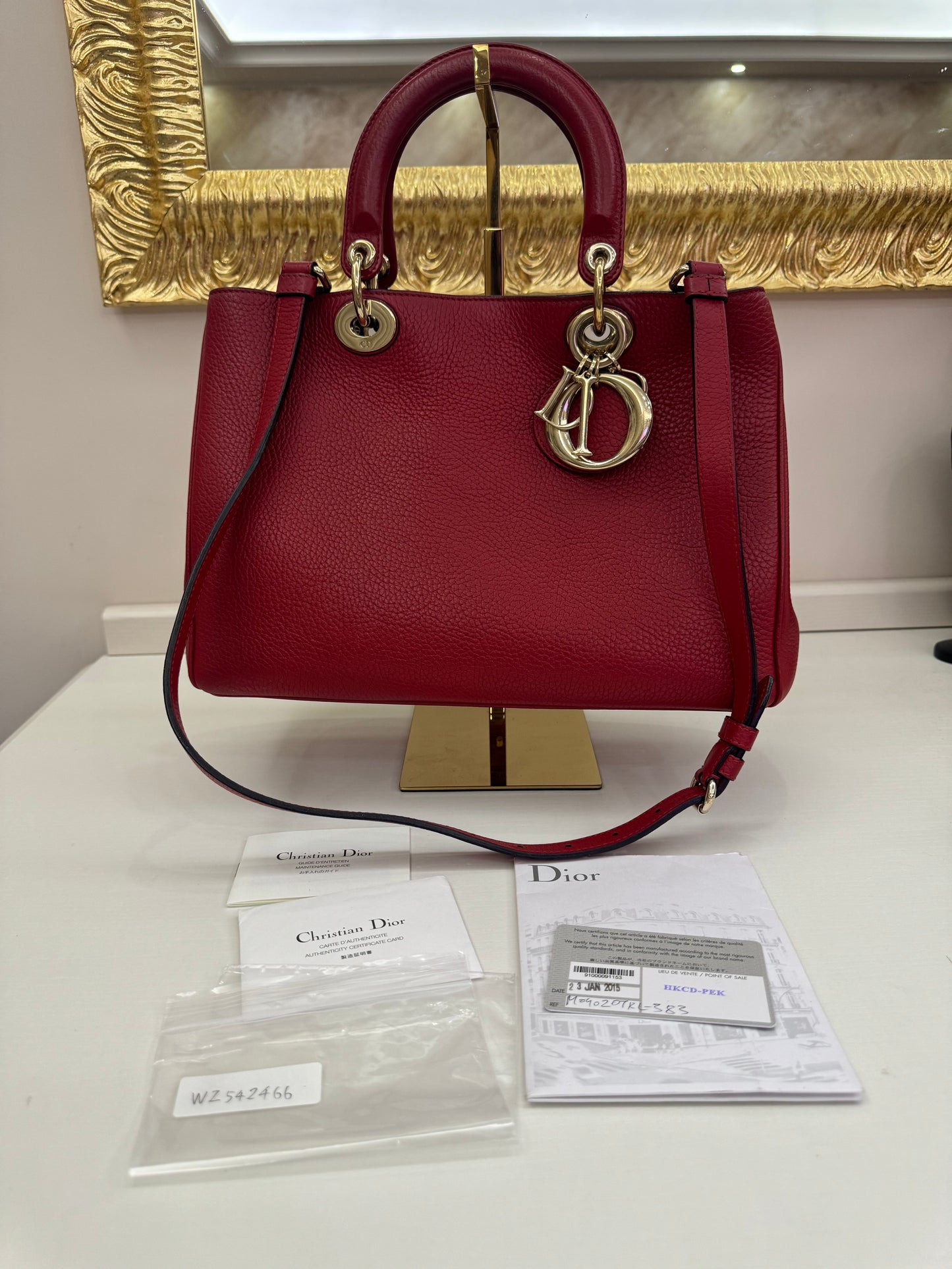 Lady Dior Diorissimo Rossa