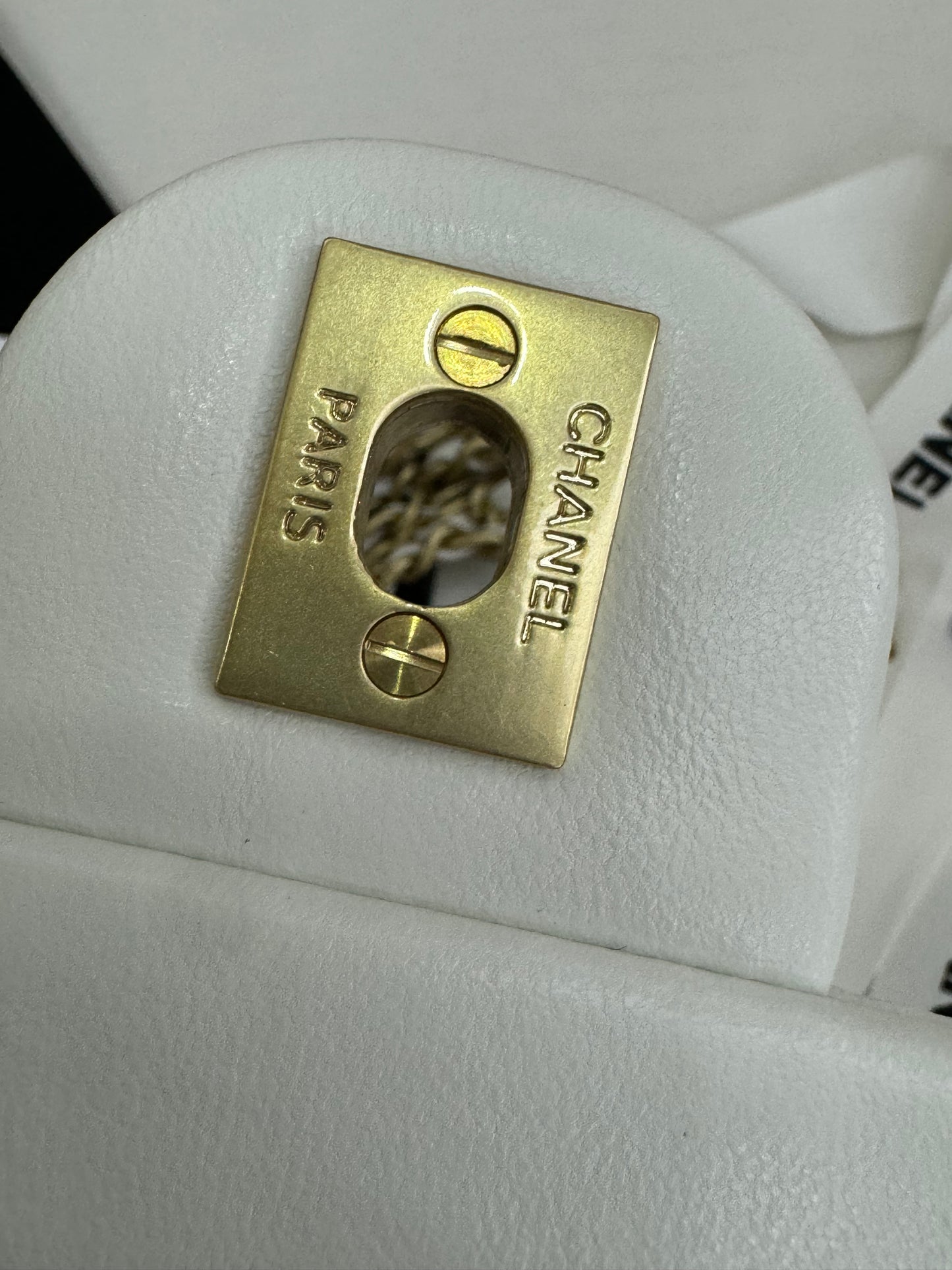 Chanel Vip catena gioiello bianca