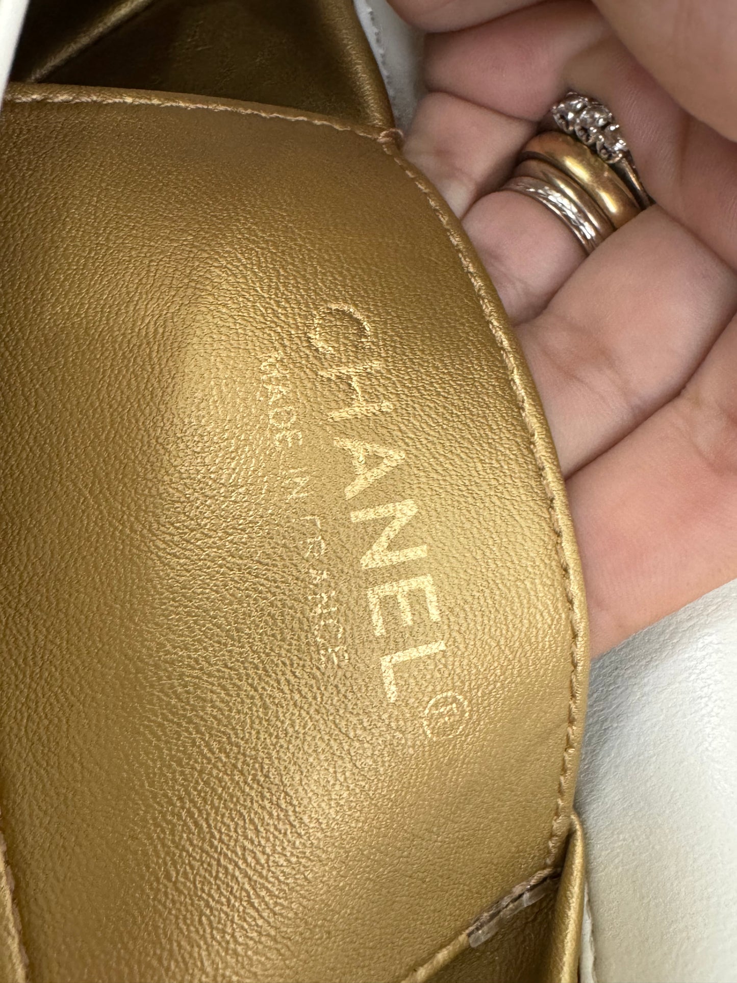 Chanel Vip catena gioiello bianca