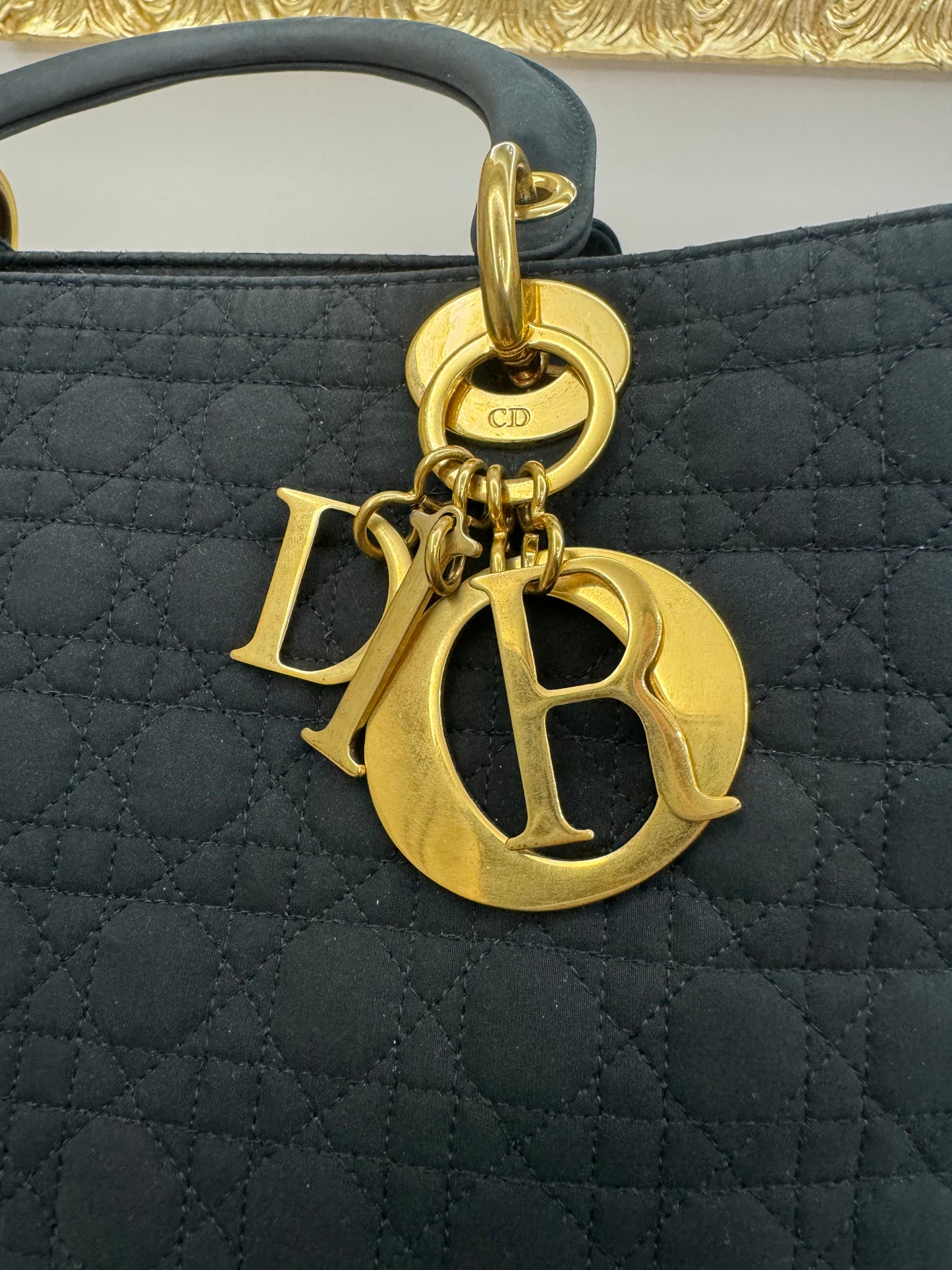 Lady Dior in tela nera