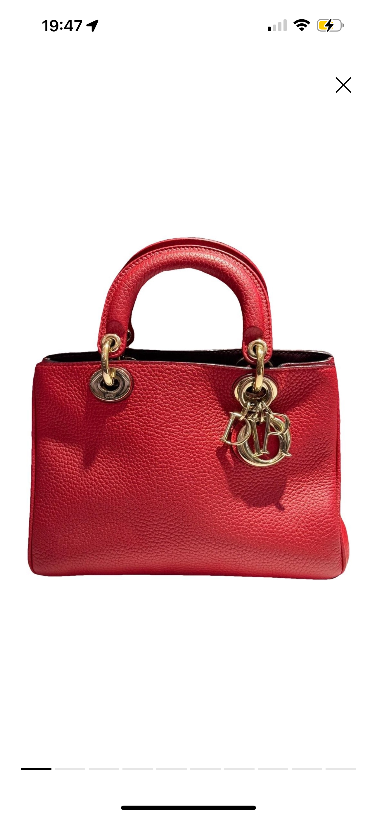 Lady Dior Diorissimo Rossa