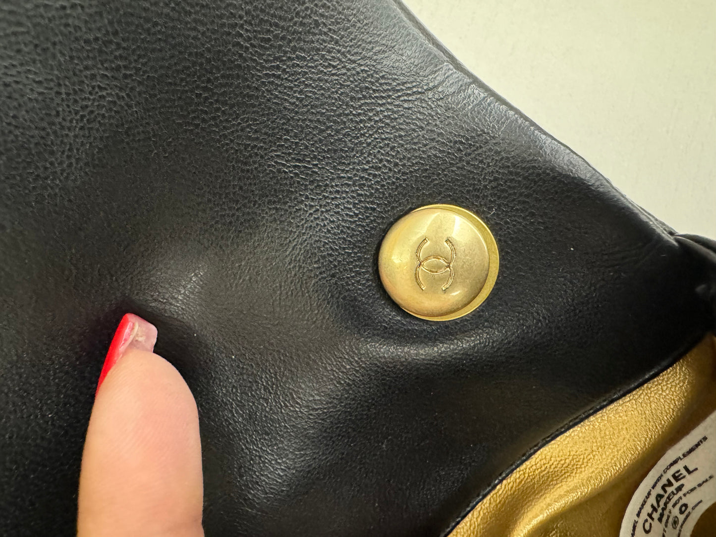 Chanel Vip catena gioiello nera