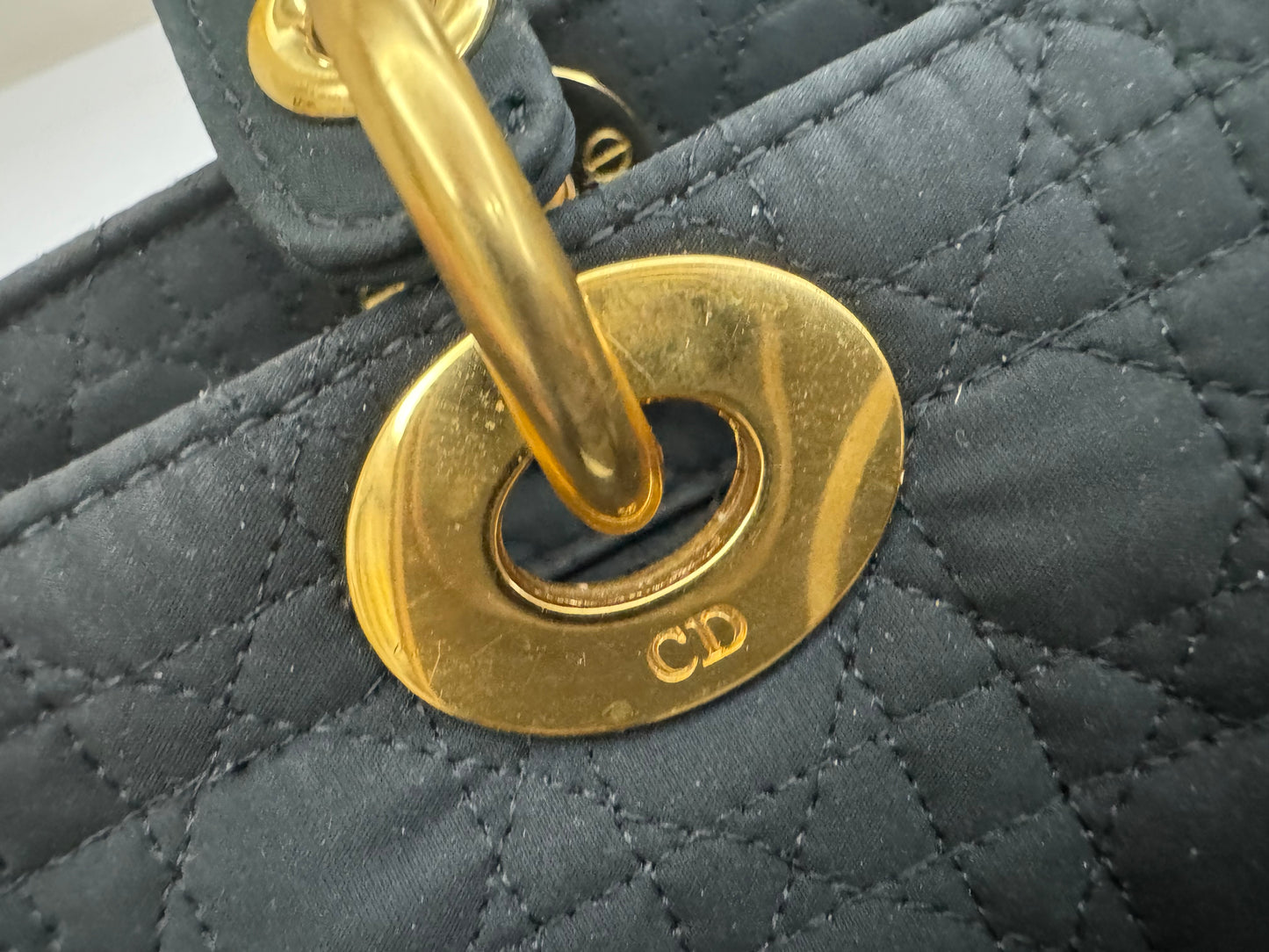 Lady Dior in tela nera