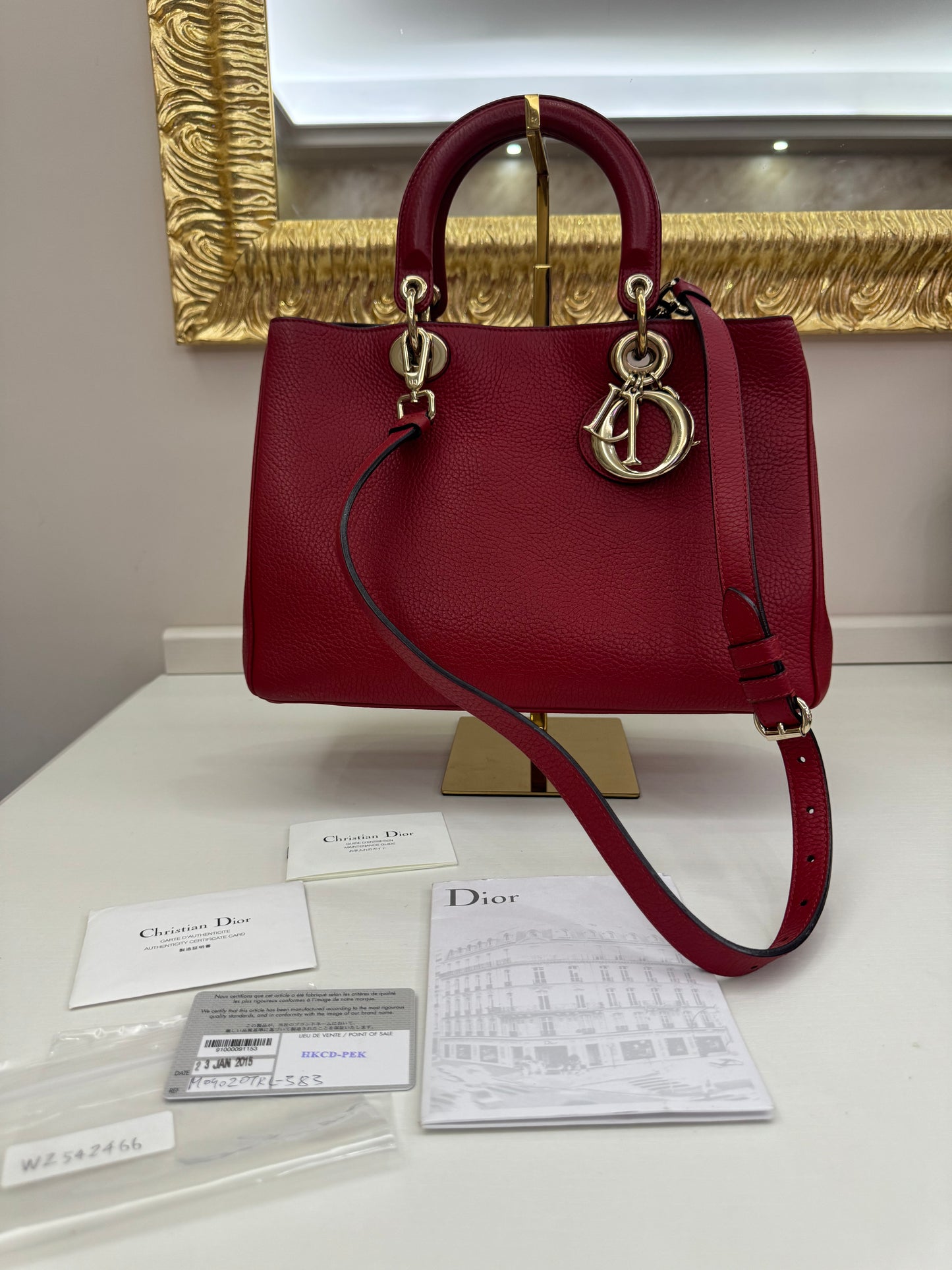 Lady Dior Diorissimo Rossa