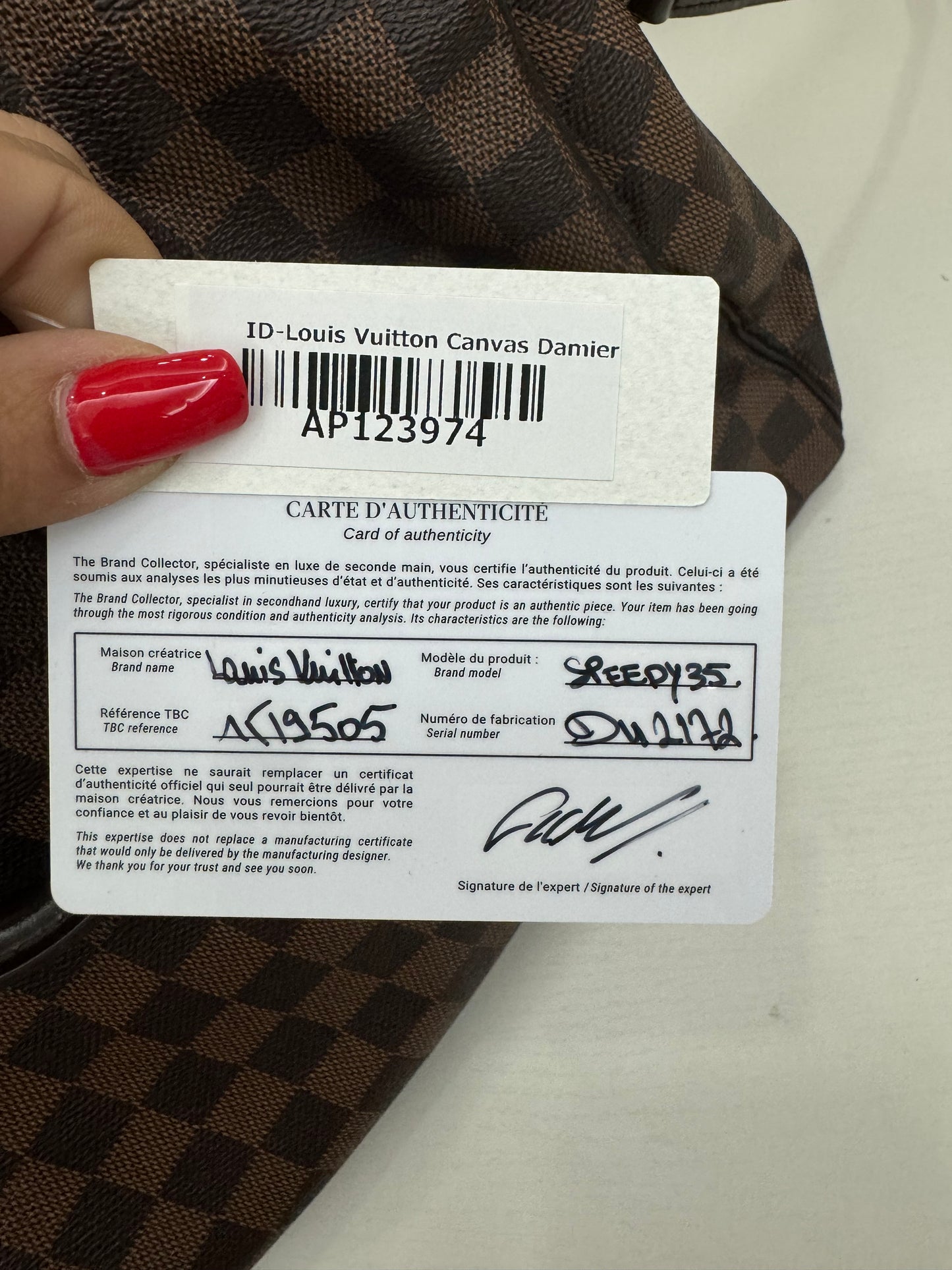 Louis Vuitton Speedy Damier Bandoulière 35