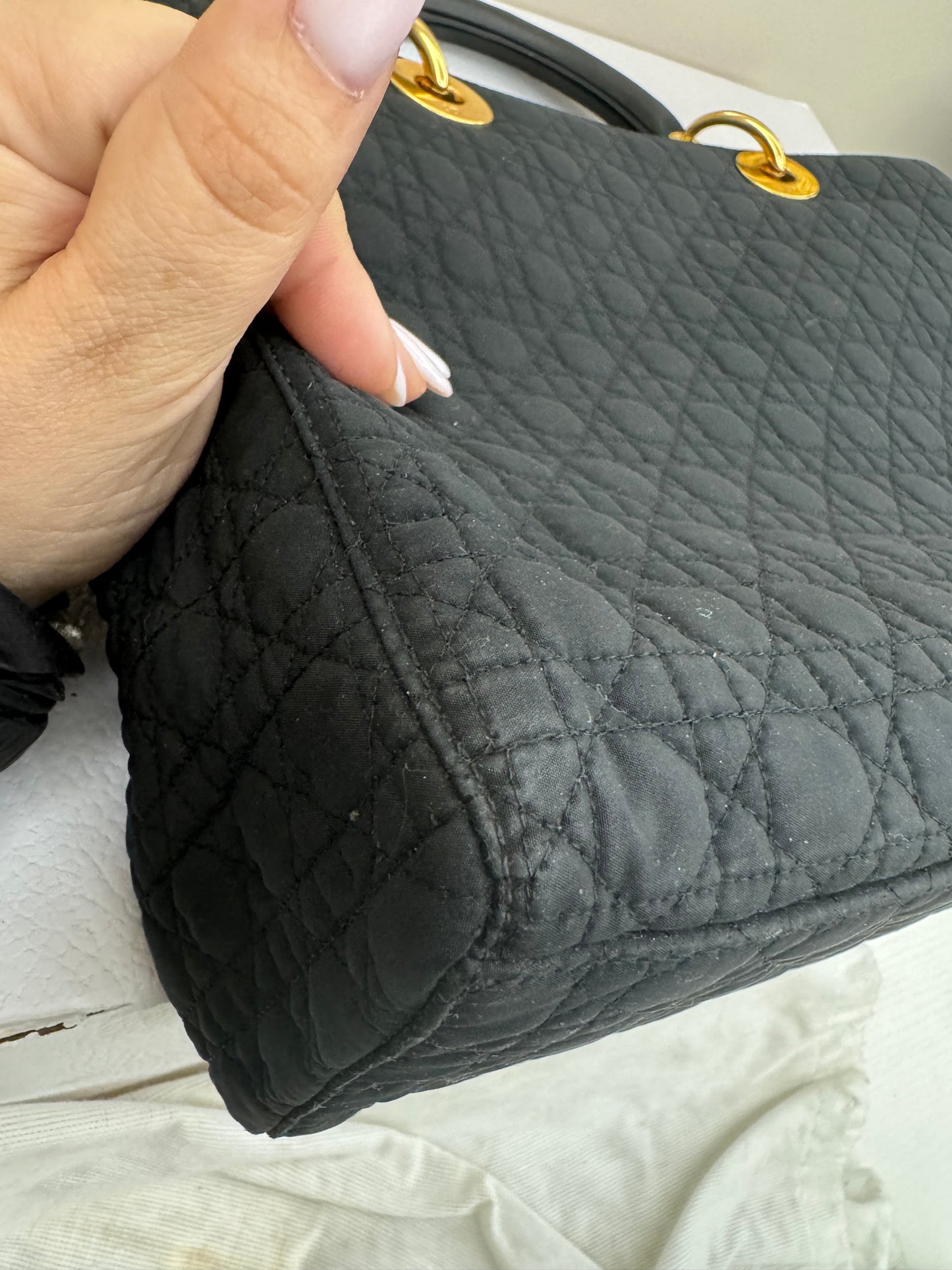 Lady Dior in tela nera