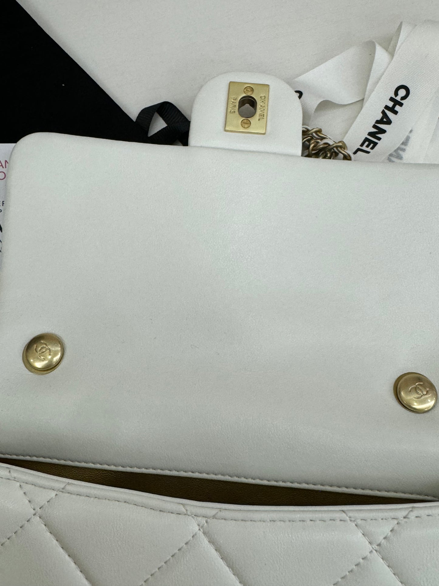 Chanel Vip catena gioiello bianca