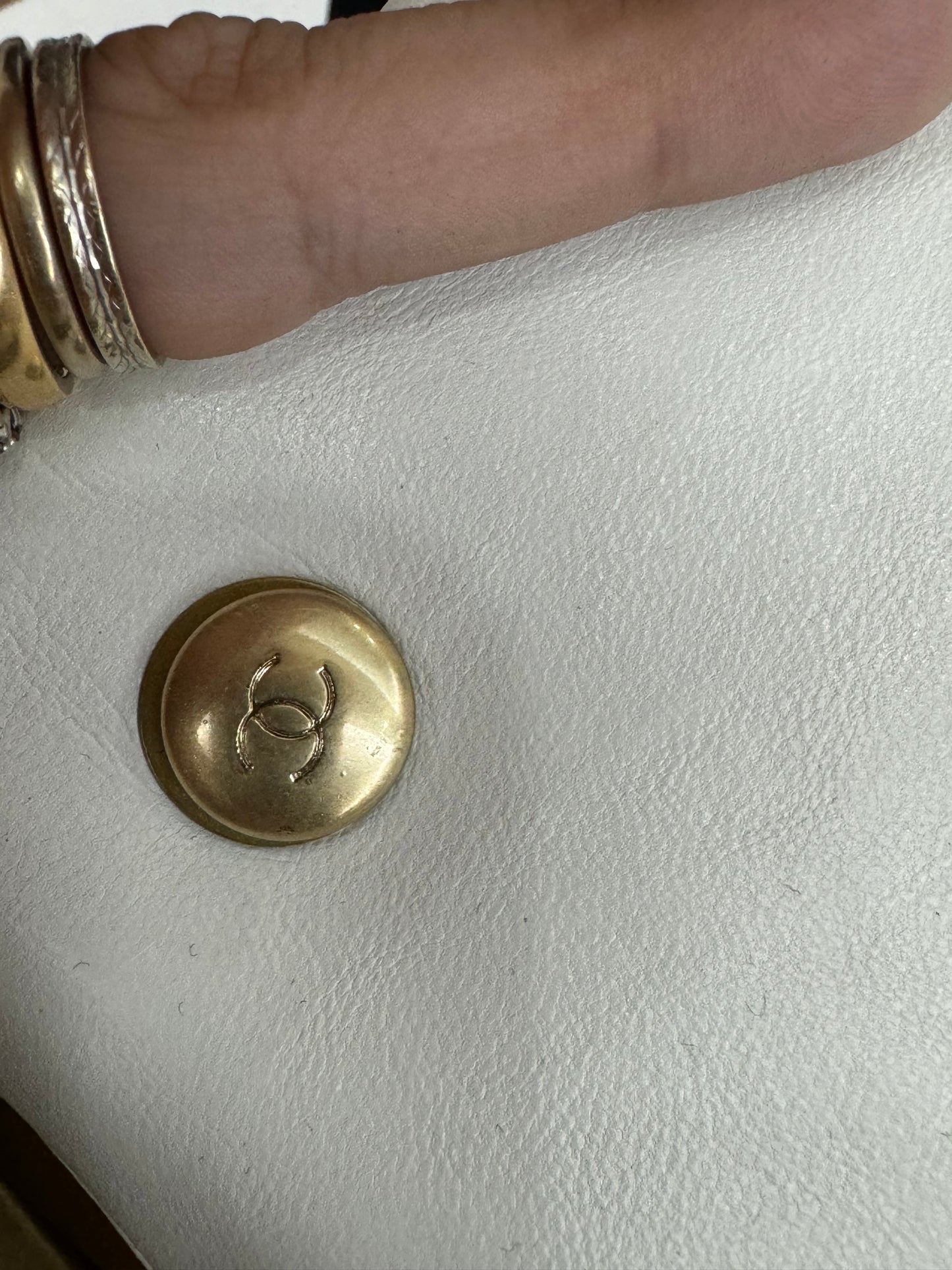 Chanel Vip catena gioiello bianca