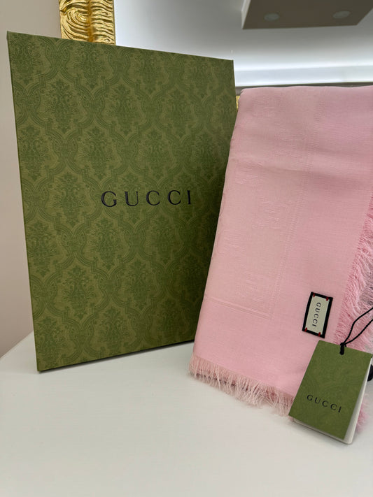 Gucci scialle rosa