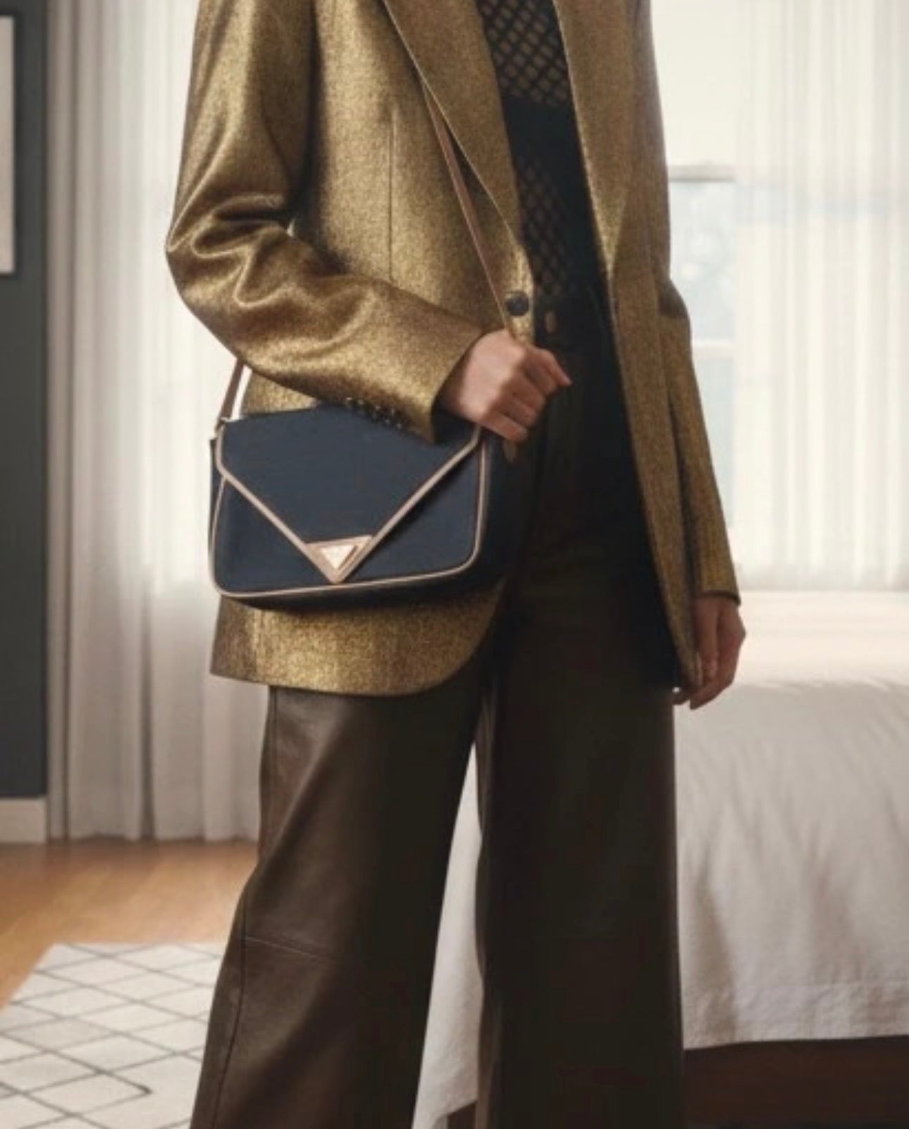 Yves Saint Laurent borsa vintage Nera