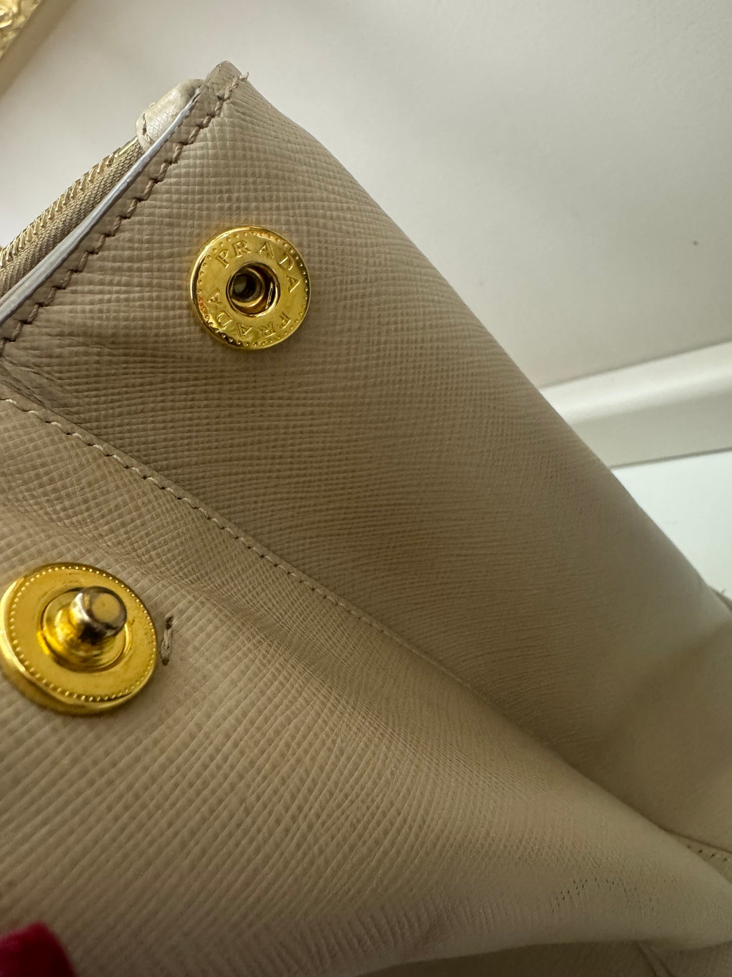 Prada Galleria Saffiano Beige