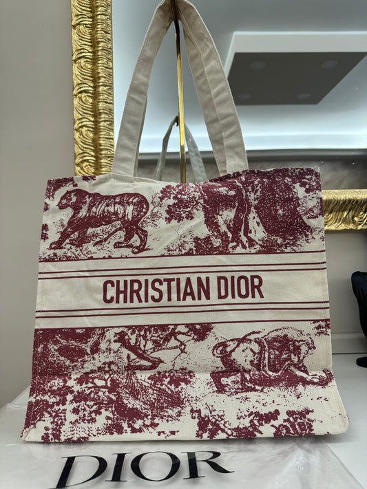 Dior gift dioriviera in tessuto bordeaux