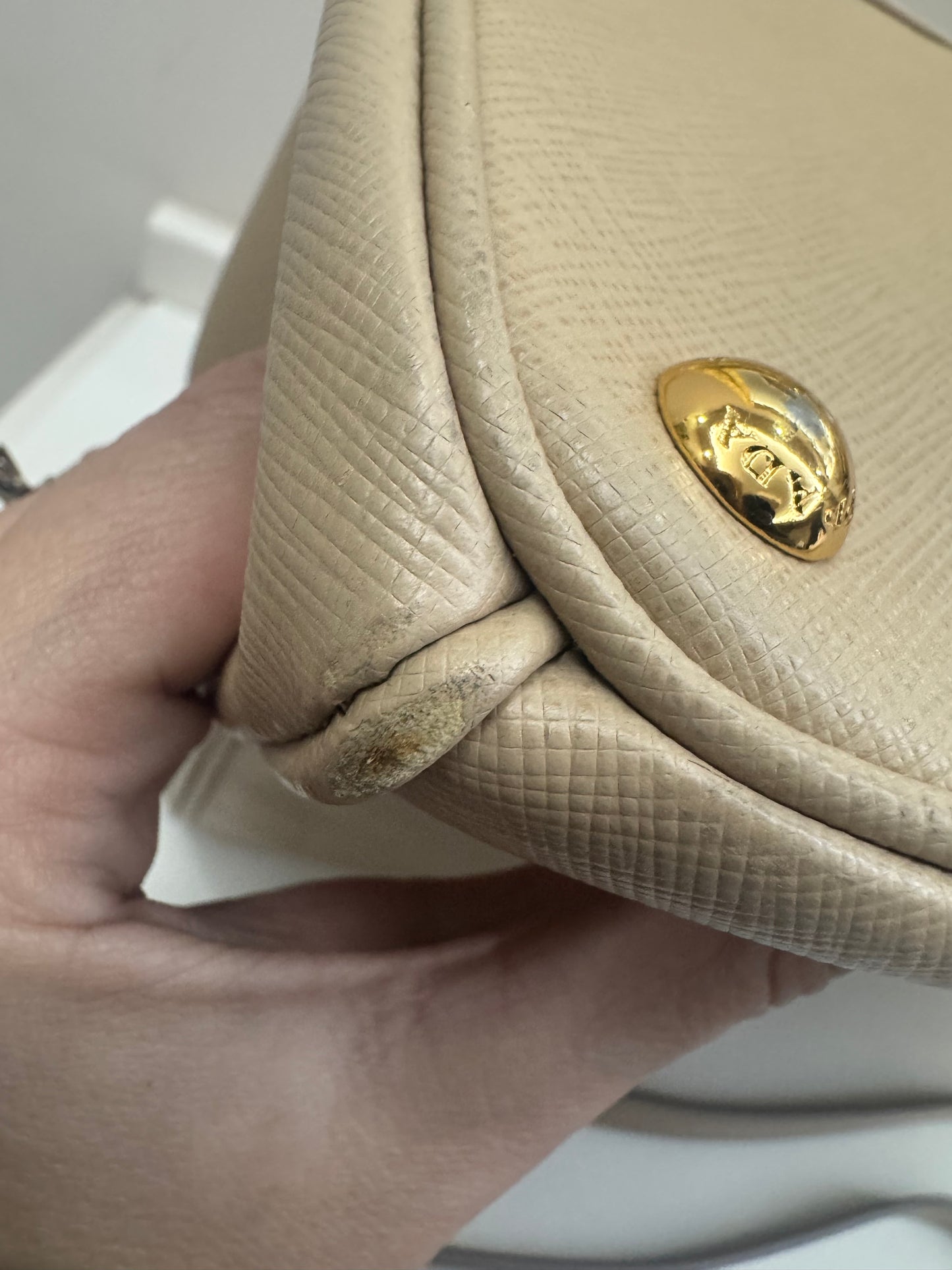 Prada Galleria Saffiano Beige