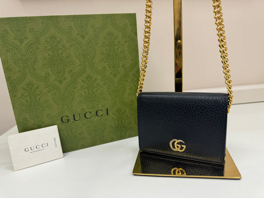 Gucci marmont Nero portamonete con tracolla