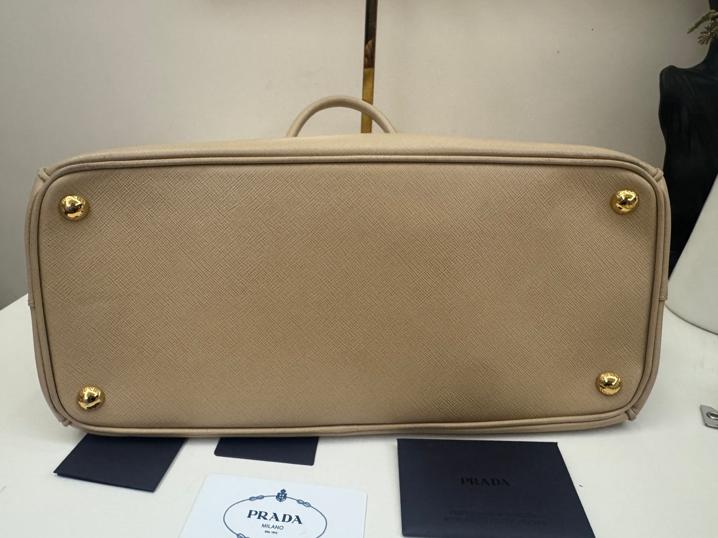 Prada Galleria Saffiano Beige