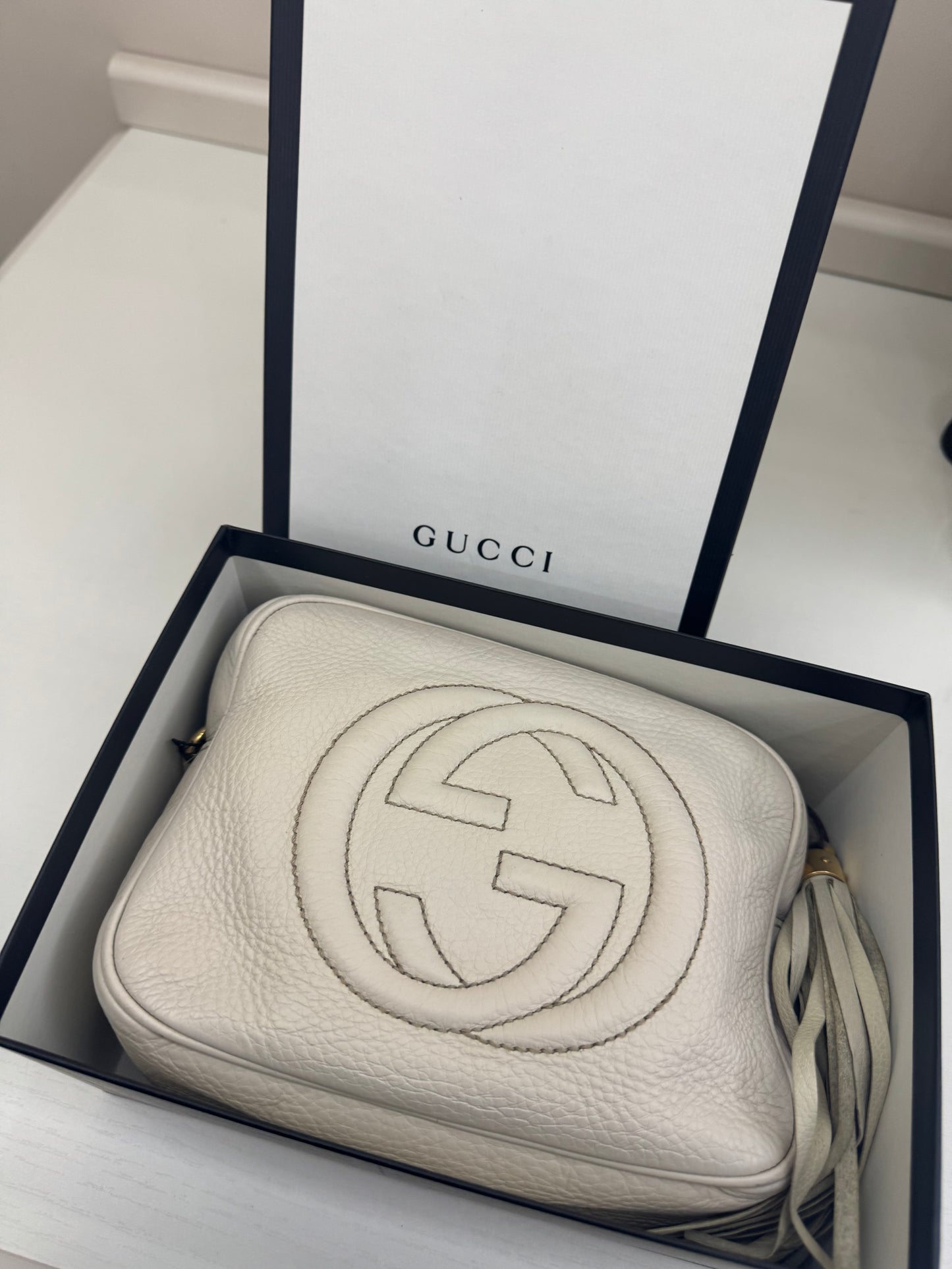 Gucci Soho tracolla cream