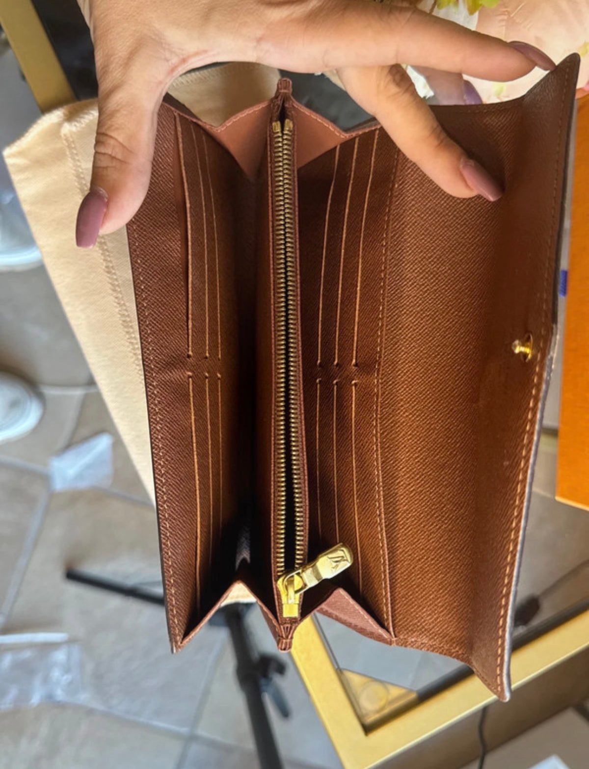 Louis Vuitton portafoglio Sarah